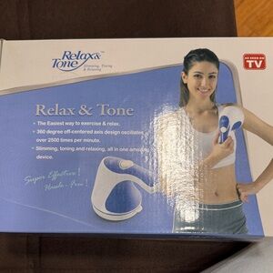 Relax & Tone Massager in Blue and White
